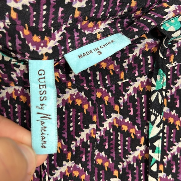 Guess by Marciano Silk Wide Leg Drawstring Waist size small - Picture 9 of 15